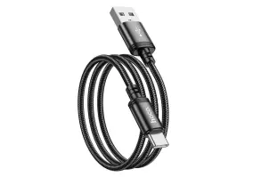 Кабель Hoco X89 Wind USB Type-A to USB Type-C 1m Black (6931474784360)