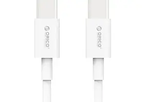 Кабель Orico USB Type-C to USB Type-C 100W 1m White (CA913381)