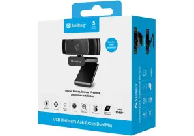 Веб-камера Sandberg Webcam Autofocus DualMic (134-38)