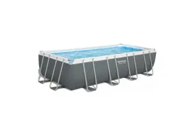 Бассейн каркасный Bestway 549x274x122 см (56465) с картриджным фильтром, тентом и лестницей