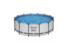 Бассейн каркасный Bestway 427х122 см (5612X) с картриджным фильтром,лестницей и тентом