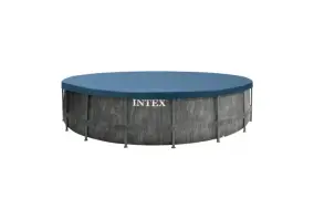 Бассейн каркасный Intex 26742 GREYWOOD (457х122см карт. фильтр, лестница, подкладка, тент)