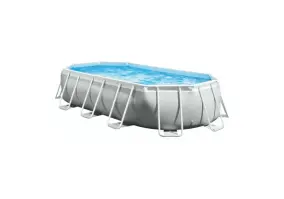 Бассейн каркасный Intex 26796 OVAL (503х274х122см карт. фильтр, лестница, подкладка, тент)