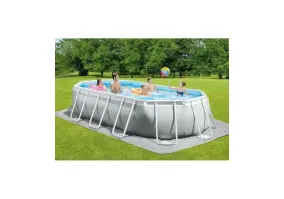 Бассейн каркасный Intex 26796 OVAL (503х274х122см карт. фильтр, лестница, подкладка, тент)