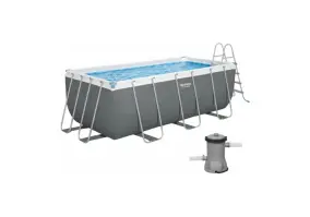 Бассейн каркасный Bestway 56456 (412х201х122 см) с картриджным фильтром и лестницей