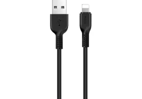 Кабель Hoco X13 USB to Lightning 1m Black (6957531061144)
