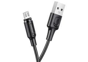 Кабель Borofone BX41 USB Type-A to Micro USB 1m Black (6931474738455)