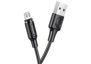 Кабель Borofone BX41 USB Type-A to Micro USB 1m Black (6931474738455)