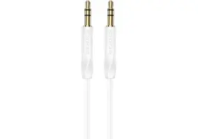 Аудіокабель Borofone BL16 Jack 3.5mm (M/M) 1 m White (BL16W) (6974443389173)