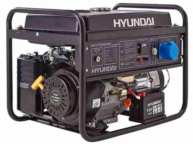 Электрогенератор Hyundai HHY7000FGE