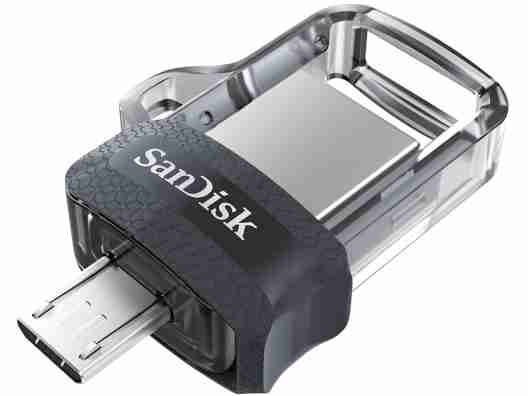 USB флеш накопитель SanDisk 64 GB USB Ultra Dual OTG USB 3.0 Black (SDDD3-064G-G46)