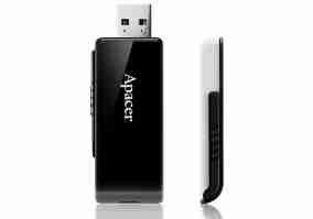 USB флеш накопичувач Apacer 128GB USB 3.1 AH350 Black (AP128GAH350B-1)