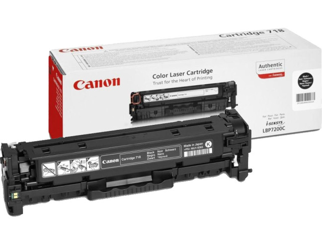 Картридж Canon 718BK 2662B002