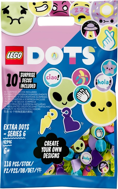 Конструктор Lego Dots Дополнительные элементы — выпуск 6 (41946)