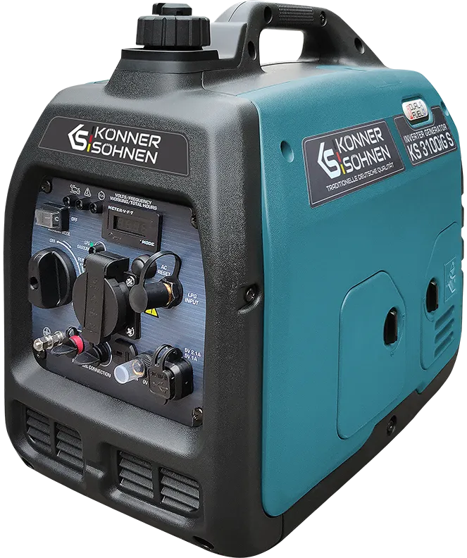 Инверторный комбинированный генератор (газ-бензин) Konner&Sohnen KS 3100iG S